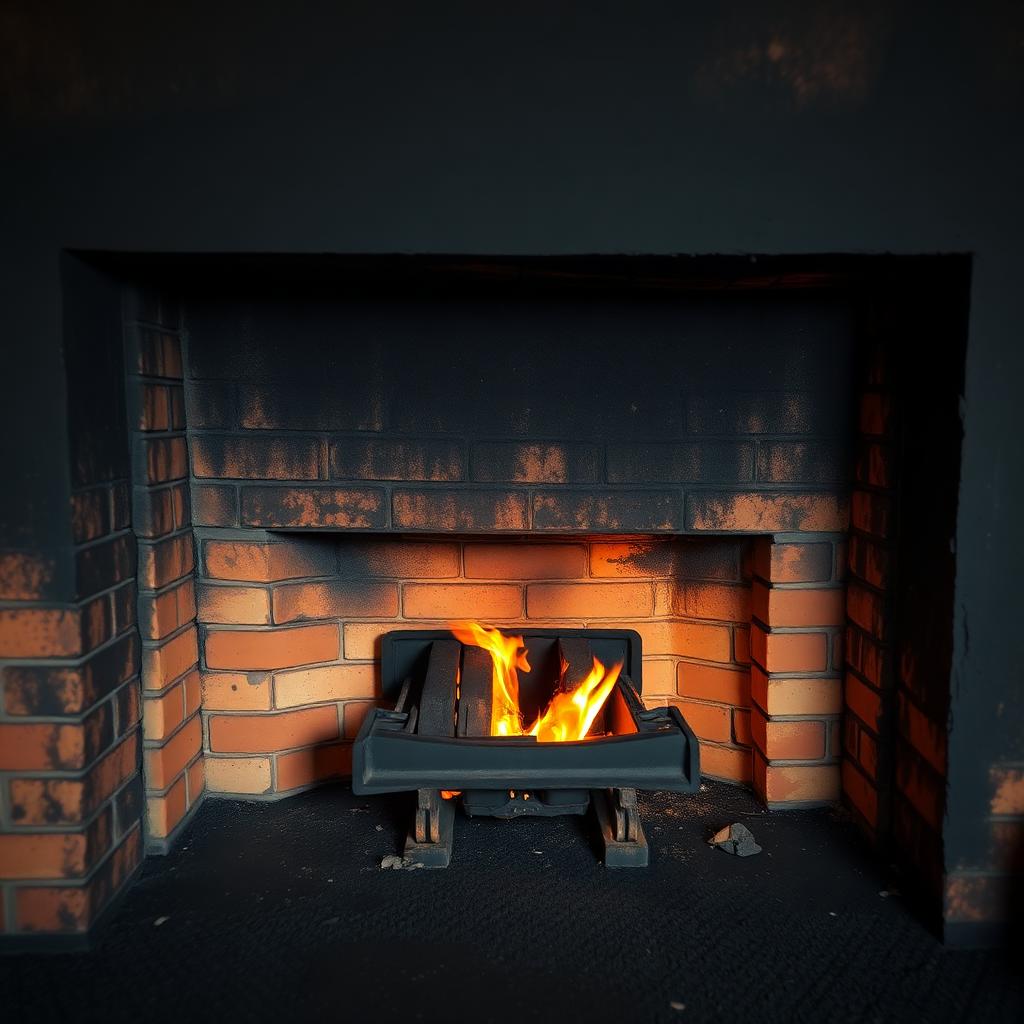 Firebox sweep & restoration - before
